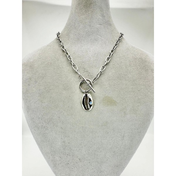 Gümüş Deniz Kabuğu Kolye